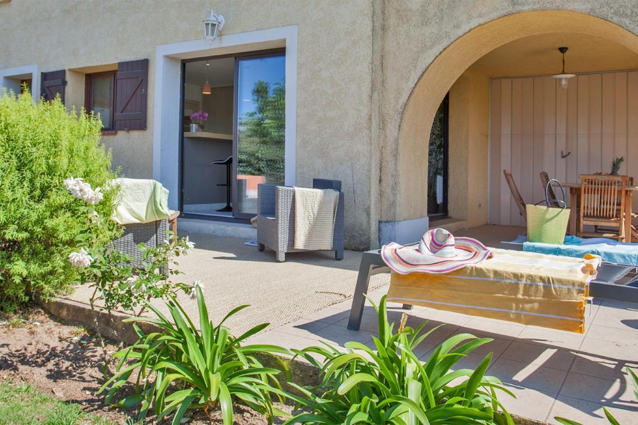 Location De Vacances Olivier Jardin Privatif Et Piscine Chauffee Partagee カルヴィ エクステリア 写真